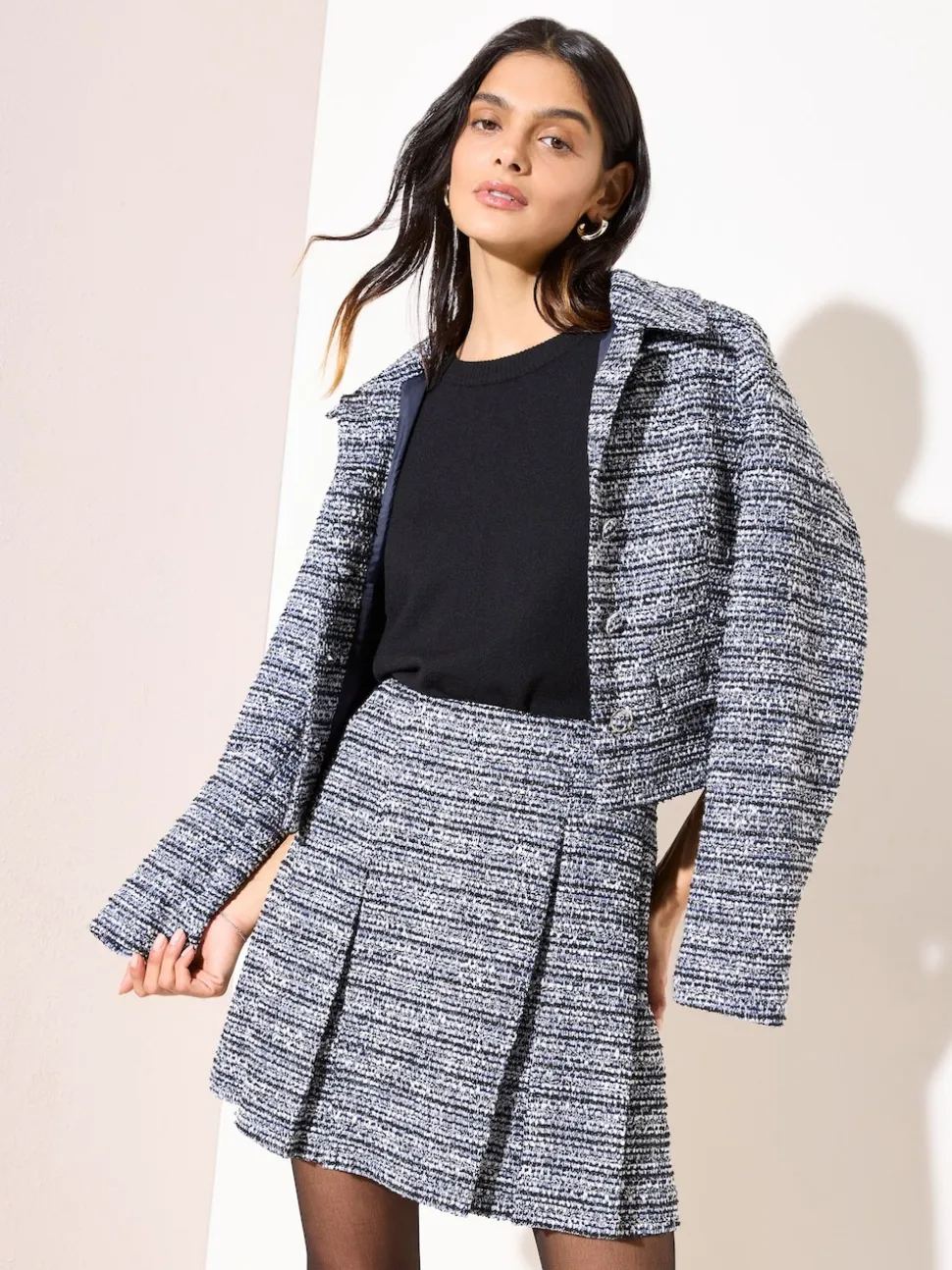 Jupe courte Friends Like These plissée en boucle