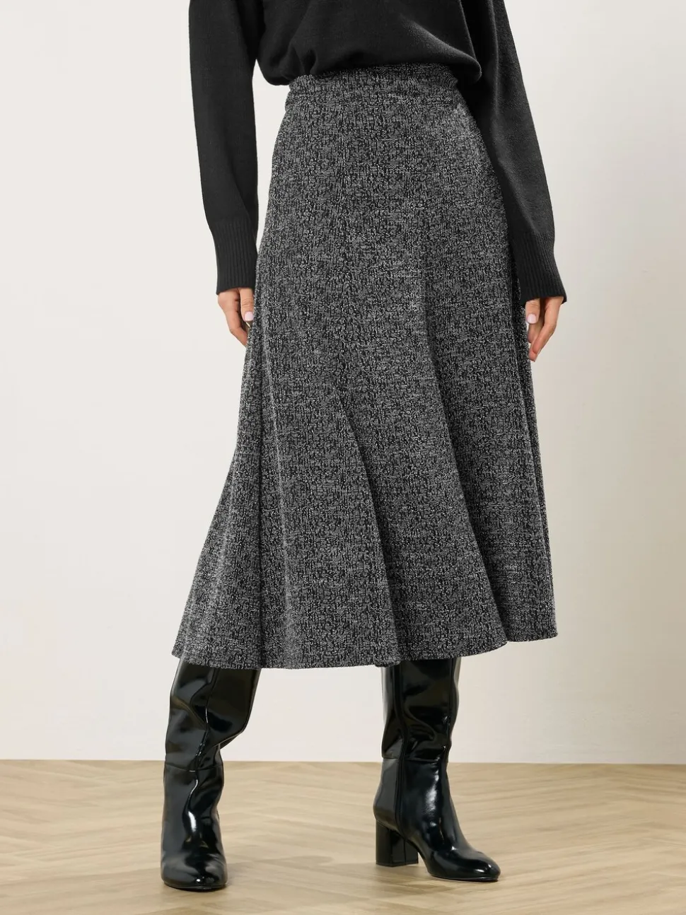 Jupe Long Tall Sally Boucle A Line Midaxi