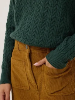 Jupe M&Co Petites tailles Velours côtelé
