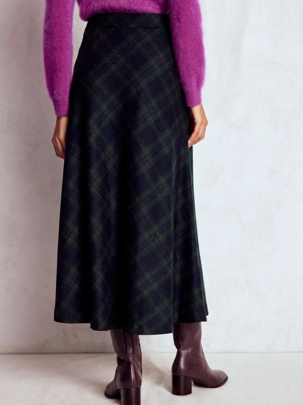 Jupe mi-longue Boden Hayley en laine
