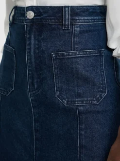 Jupe mi-longue en Denim JD Williams avec poche sur le devant