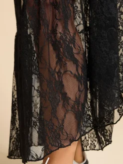 Jupe PixieGirl Petite Maxi doublée de dentelle
