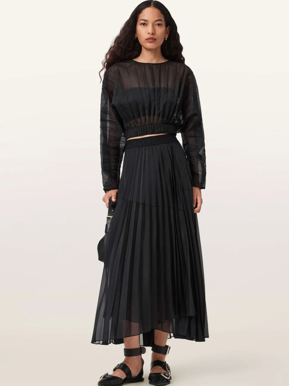 Jupe plissée AllSaints Micaela