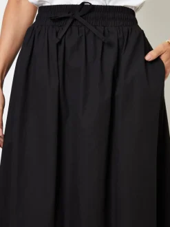 Jupe Threadbare en popeline de coton nouée à la taille avec poches