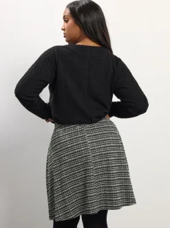 Jupe Yours Curve Boucle A Line à boutons