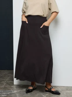 Jupe Yours Curve Maxi en jersey extensible