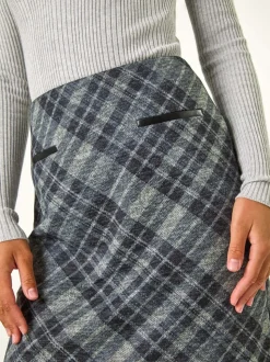 Jupes crayon à poche portefeuille Roman à taille élastique