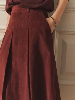 Jupes Laura Ashley Maxi en velours côtelé