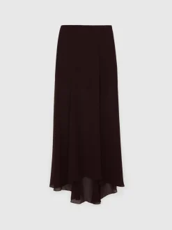 Jupes longues Reiss Bexi transparentes texturées