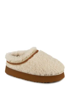 Just Sheepskin Ladies Miley Platform Mule Winter Slippers
