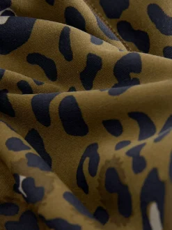 Kaki imprimé animal - Legging d’extérieur doublé en polaire à poignée chaude