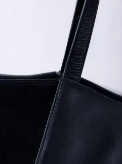 Lakeland Leather Sac fourre-tout en daim et cuir « Herdwick »