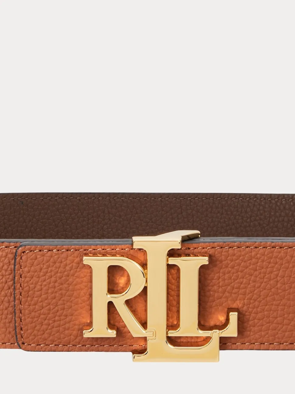 Large ceinture réversible en cuir Lauren Ralph Lauren