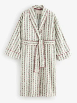 Laura Ashley Peignoir de Noël festif à rayures Kelbrook