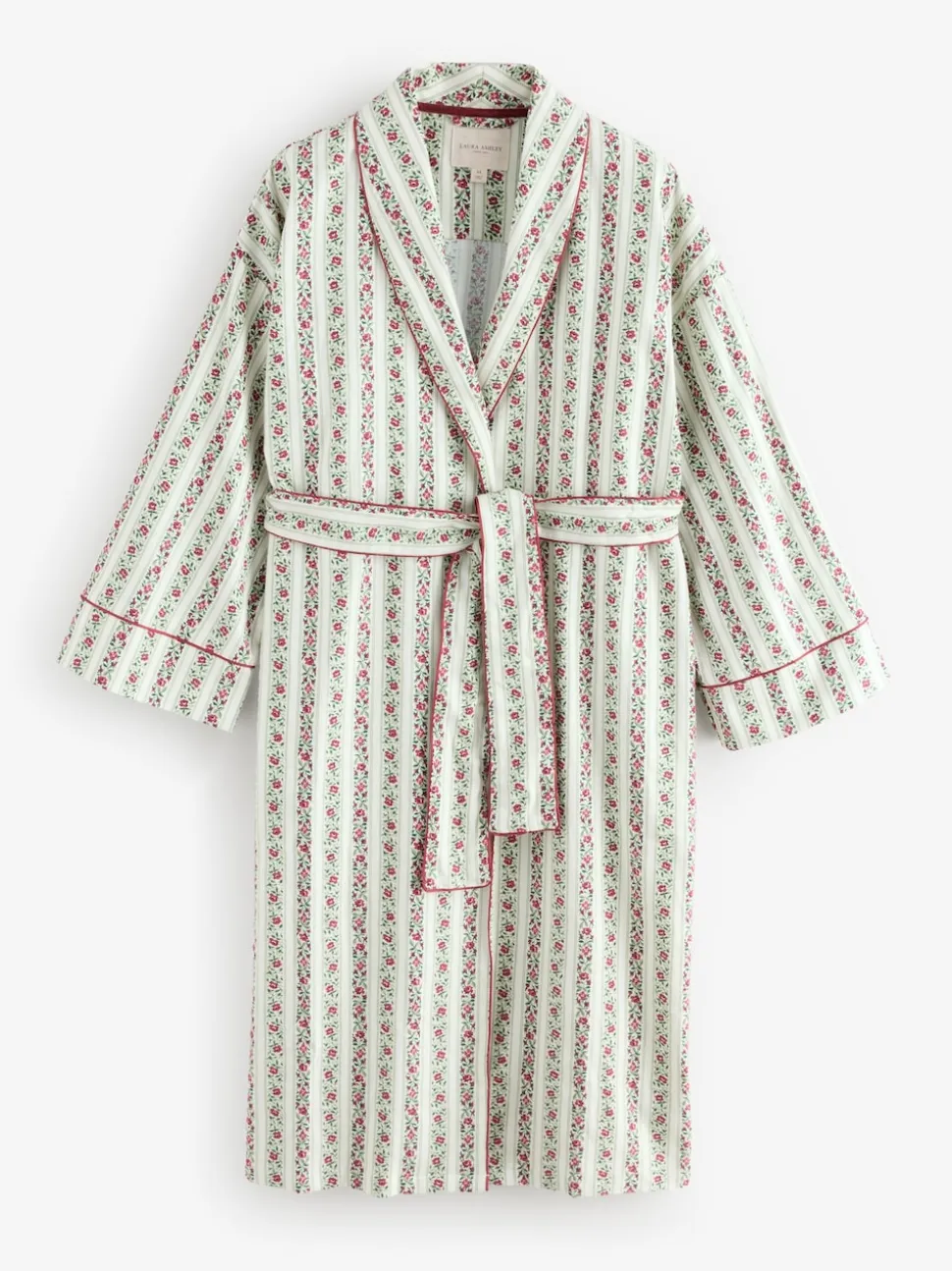 Laura Ashley Peignoir de Noël festif à rayures Kelbrook