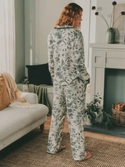 Laura Ashley pyjama boutonné en viscose