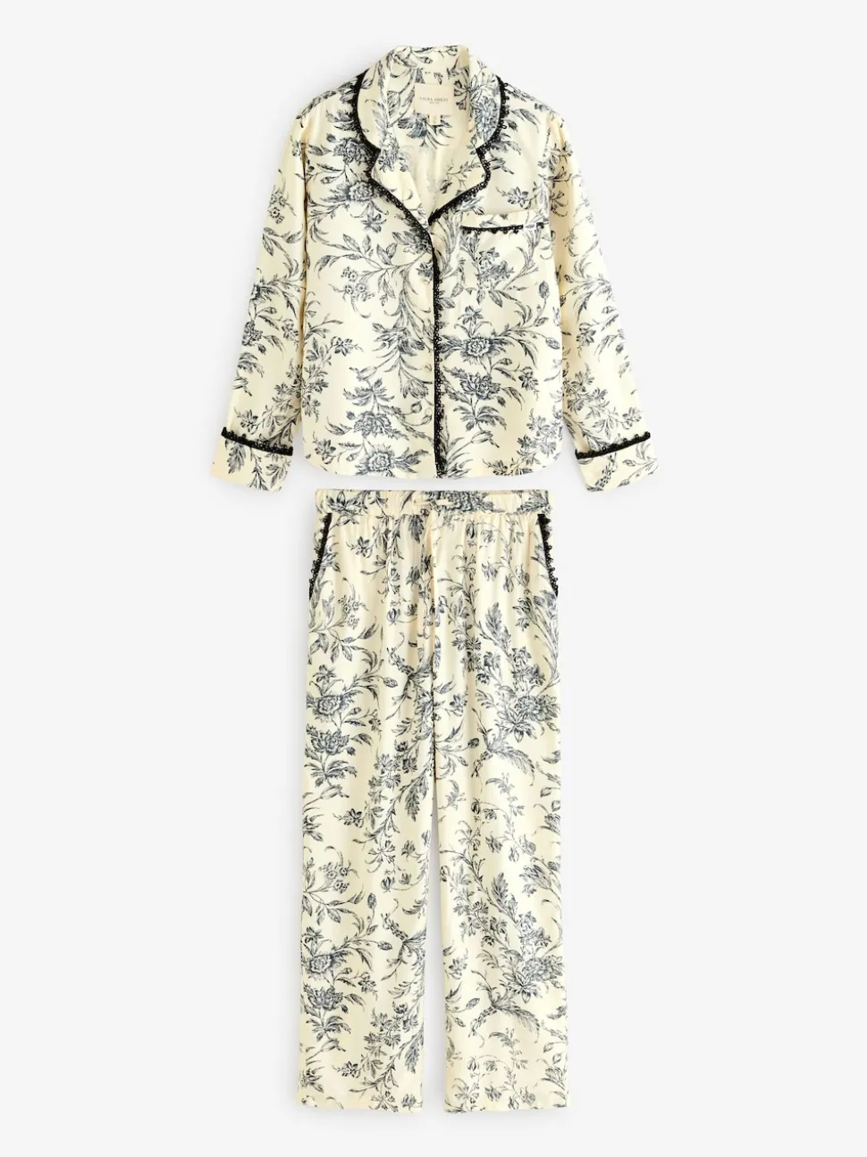 Laura Ashley pyjama boutonné en viscose
