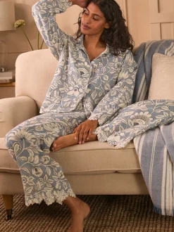 Laura Ashley Pyjama Oastbrook en coton double