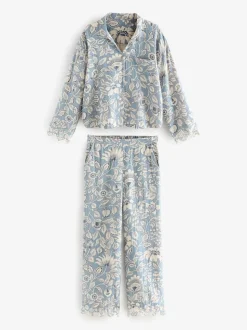 Laura Ashley Pyjama Oastbrook en coton double