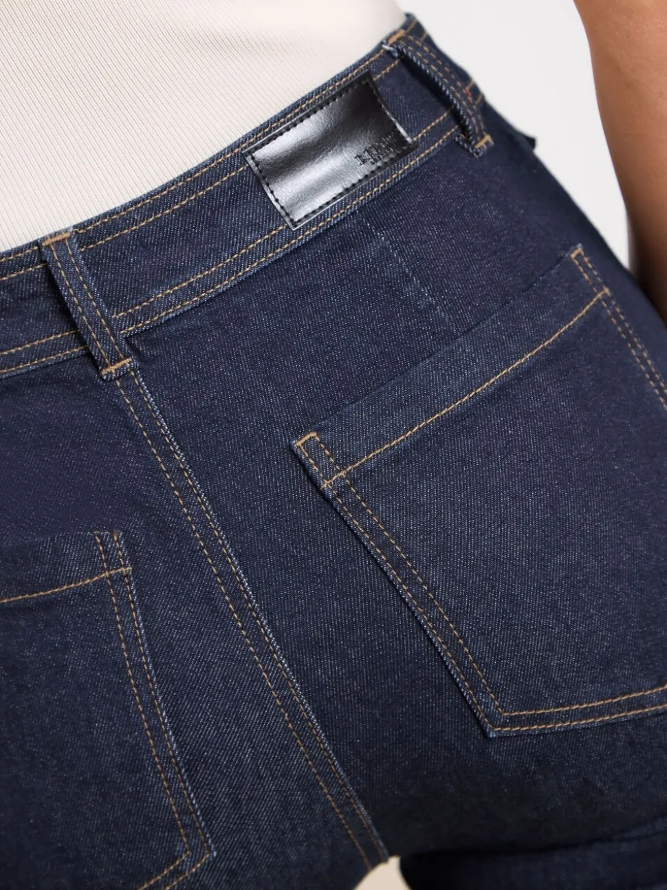 Lave-linge bleu foncé - Jean Lipsy Glam évasé