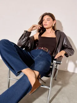 Lave-vaisselle foncé - Friends Like These JeansRaccourci ample