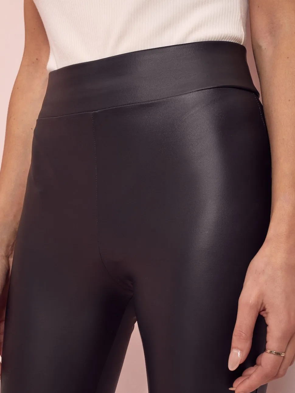 Legging Lipsy taille haute en similicuir