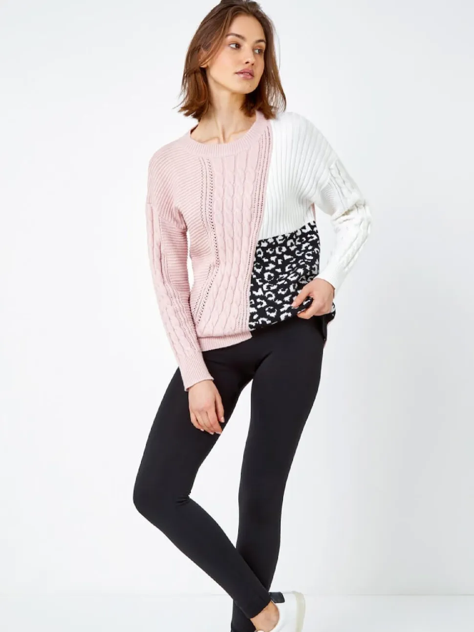 Leggings Roman avec doublure en polaire