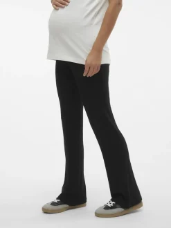 Leggings évasés en jersey de maternité Mamalicious