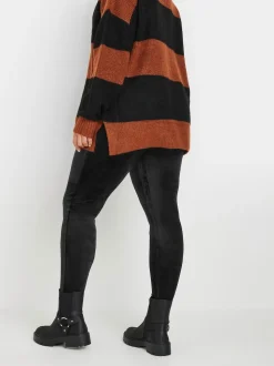 Leggings Yours Curve en velours