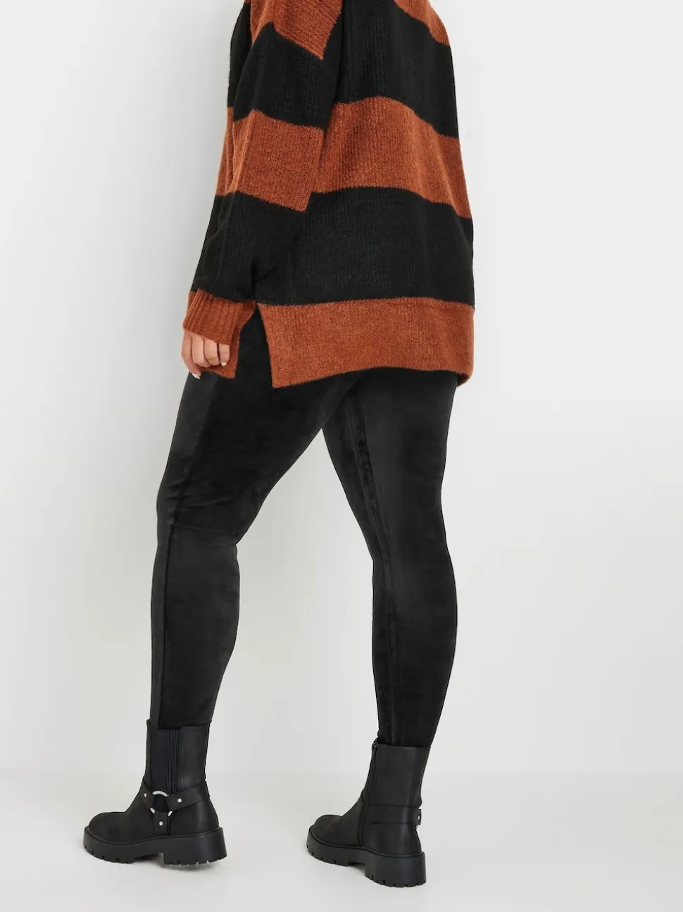 Leggings Yours Curve en velours