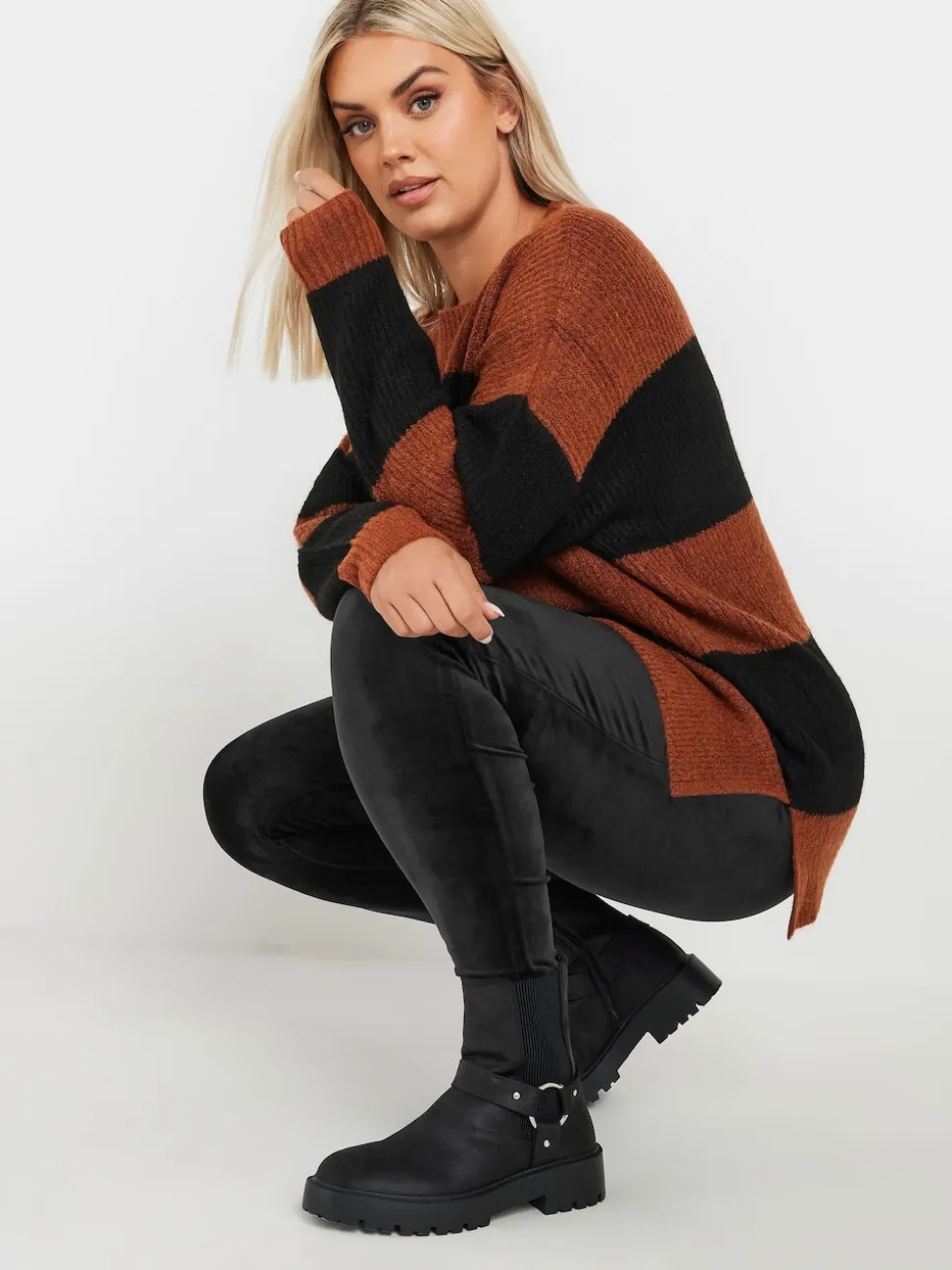 Leggings Yours Curve en velours