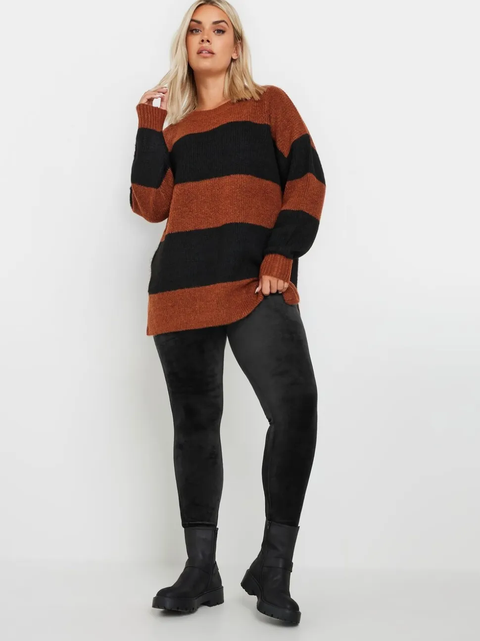Leggings Yours Curve en velours
