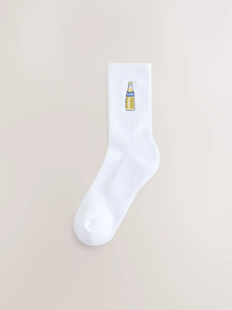 Licence Fanta Lemon - Lot de 2 paires de socquettes en maille côtelée