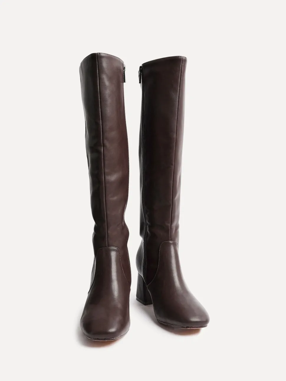 Linzi Fable Coupe large Block Heeled High Leg Bottes