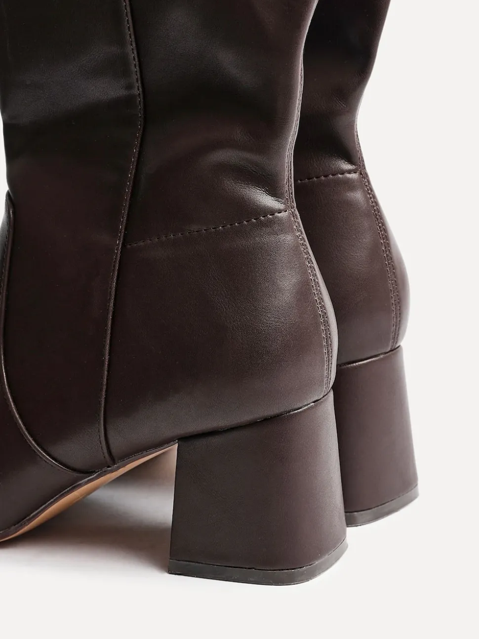 Linzi Fable Coupe large Block Heeled High Leg Bottes