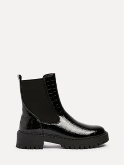 Linzi Landon Bottes épaisses en mélange de Crocs avec semelle à clous