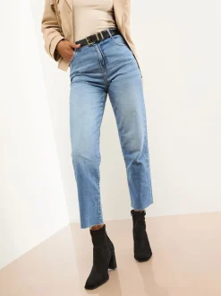 Lipsy bottes extensibles en faux daim à talon bloc