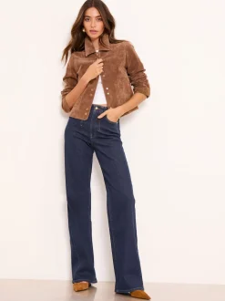 Lipsy Jean habillé à détail couture jambe large