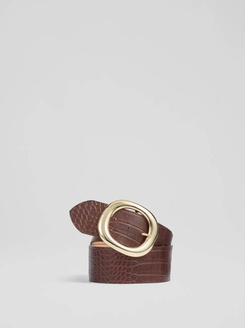 LK Bennett Crocs Ceinture en cuir à effet Bromley