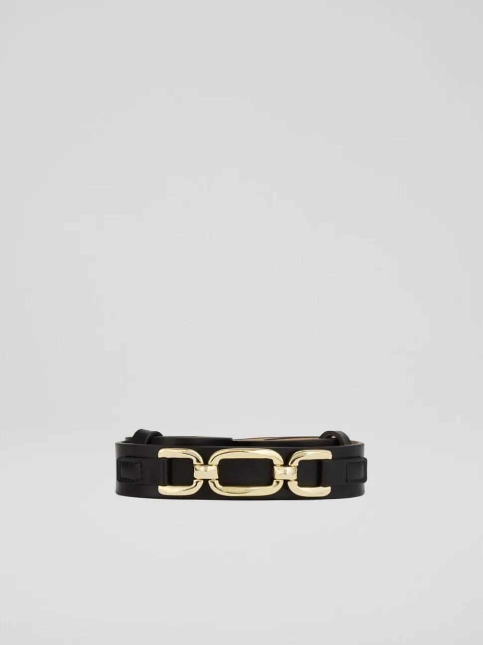 LK Bennett Frankie Leather Oloid Snaffle Ceintures