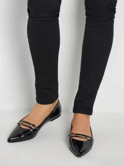 Long Tall Sally Chaussures plates Point Multi Strap Chaussures