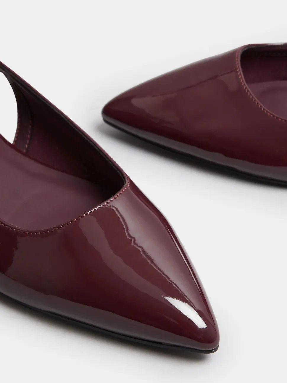 Long Tall Sally Chaussures à bride arrière à pointe plate