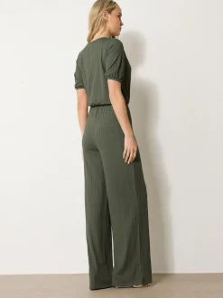 Long Tall Sally Combinaison côtelée enveloppante