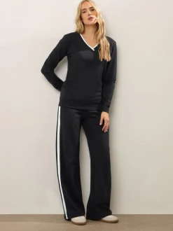 Long Tall Sally Jogging côtelé à jambe large