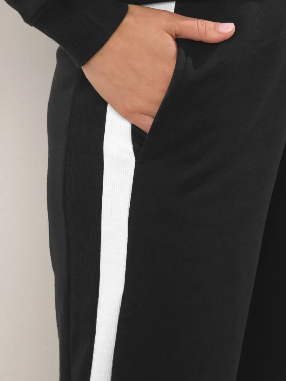 Long Tall Sally Jogging côtelé à jambe large