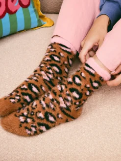 Léopard - Chaussettes Eleanor Bowmer super douillettes