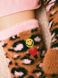 Léopard - Chaussettes Eleanor Bowmer super douillettes
