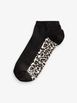 Léopard - Semelle intérieure Trainers Socks 5 Lot