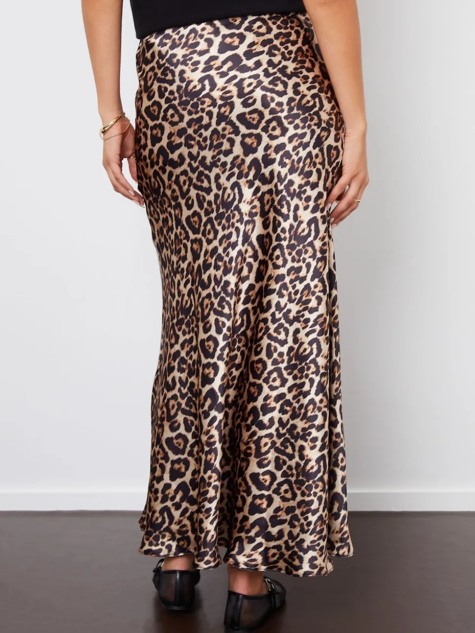Léopard - Threadbare Maxi Satin Slip Jupes