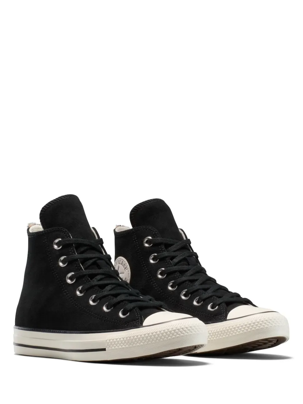 Léopard noir - Converse Baskets Chuck Taylor en daim sur l’ensemble